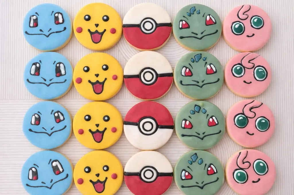 Biscuits Pokémon personnalisés