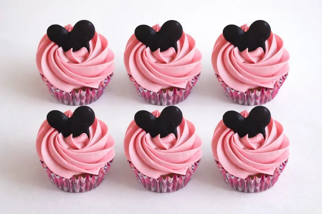 Cupcakes Minnie Roses