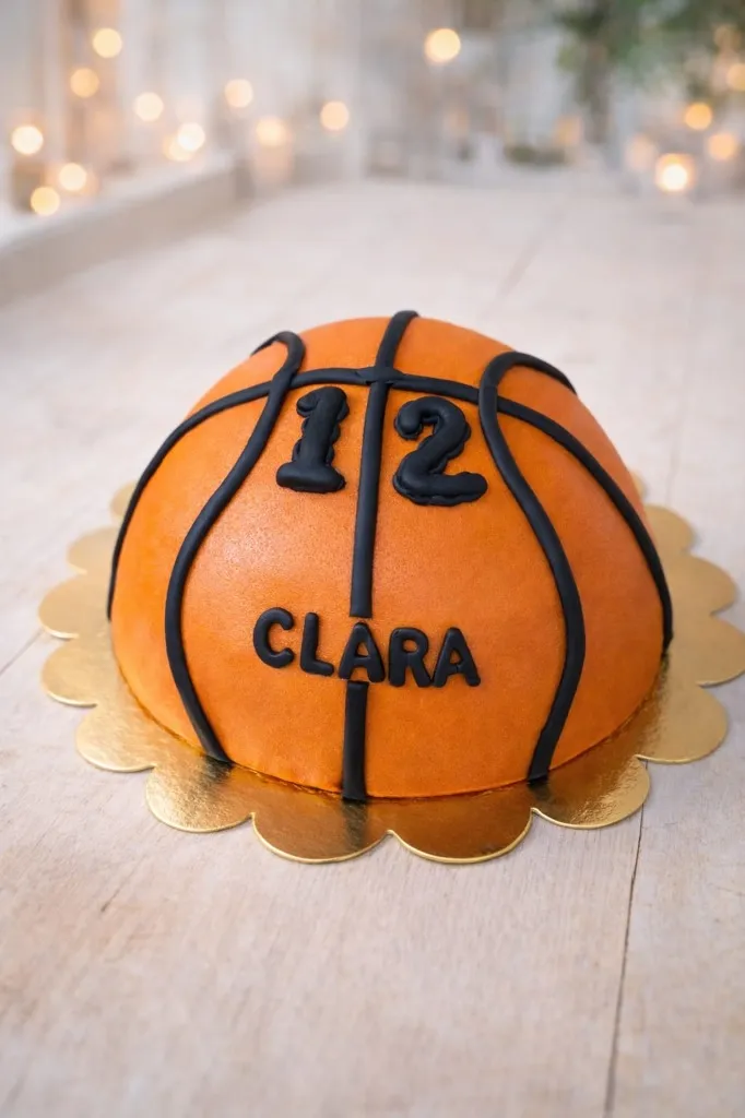 Gâteau basketball personnalisé